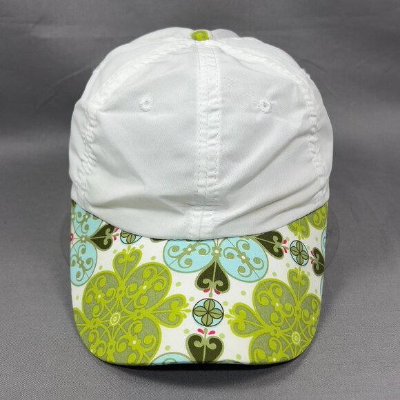 Glove It Strapback Cap Hat White Sportswear Biking Running Athletic Golf Womens - Picture 1 of 15